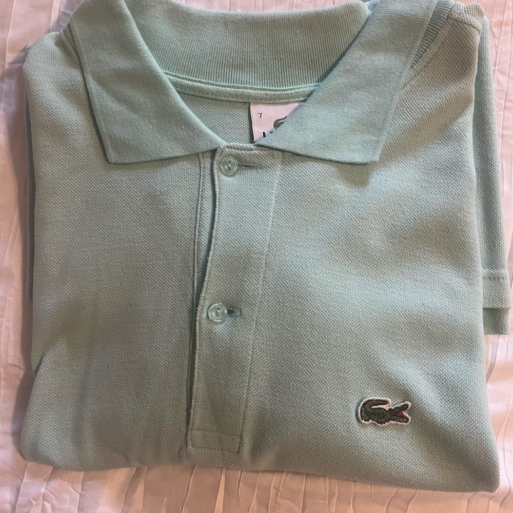 Lacoste Mint Green Polo Shirt